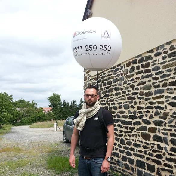 Ballon portatif pour Sogeprom